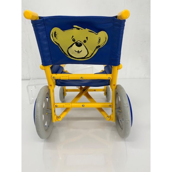 Build a Bear Yellow and Blue Wheel chair with Hear and bear logo - Picture 5 of 10